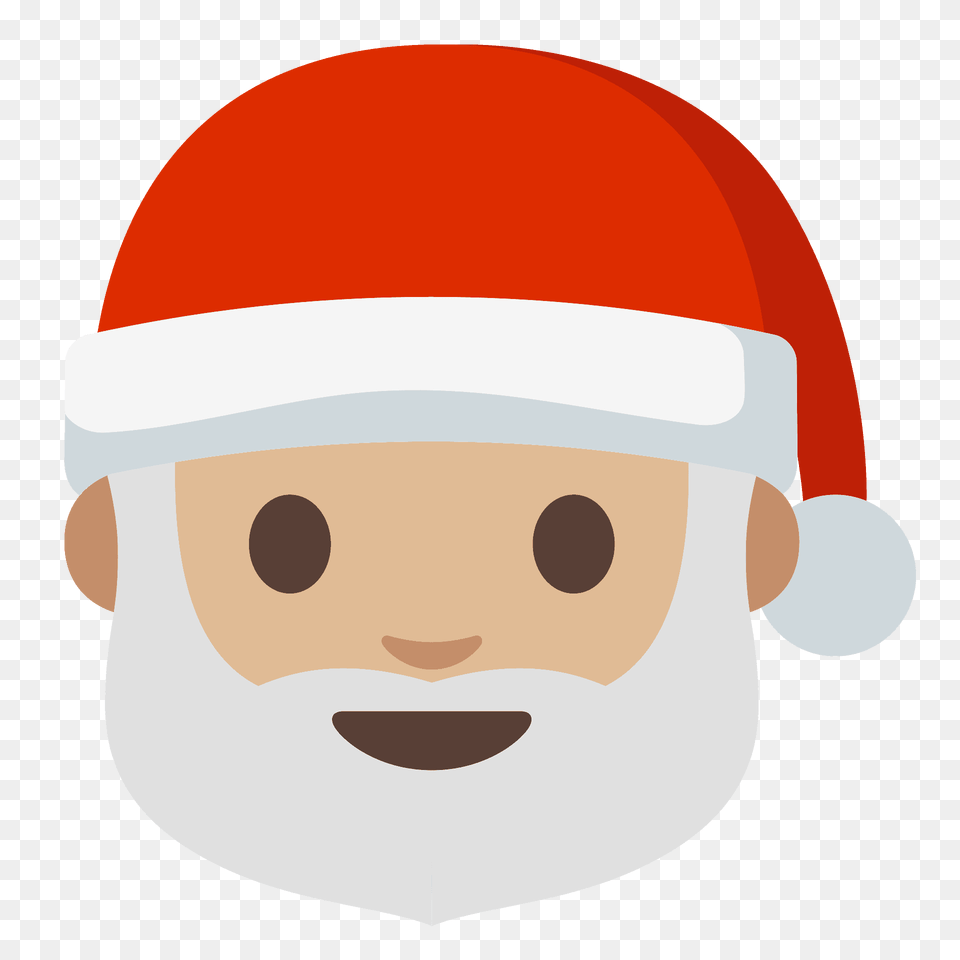 Santa Claus Emoji Clipart, Helmet, Clothing, Hardhat, Crash Helmet Free Transparent Png