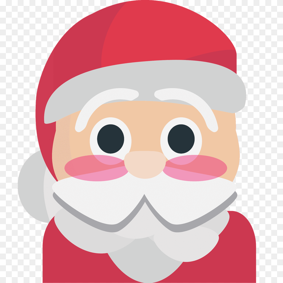 Santa Claus Emoji Clipart, Nature, Outdoors, Snow, Snowman Png Image
