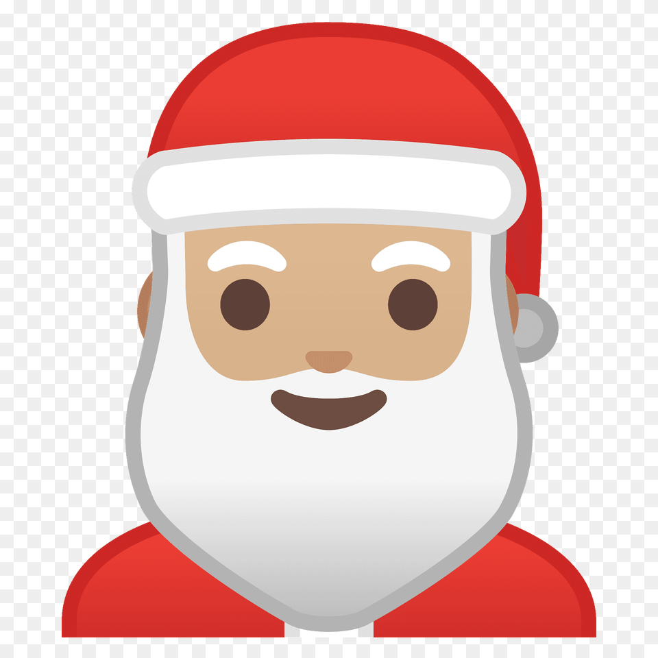 Santa Claus Emoji Clipart, Helmet, Portrait, Face, Head Png