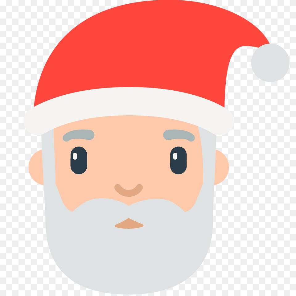 Santa Claus Emoji Clipart, Helmet, Person, Head, Elf Png Image