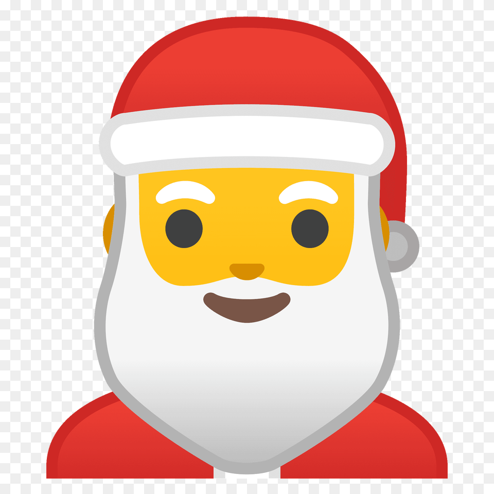 Santa Claus Emoji Clipart, Face, Head, Person, Photography Png Image