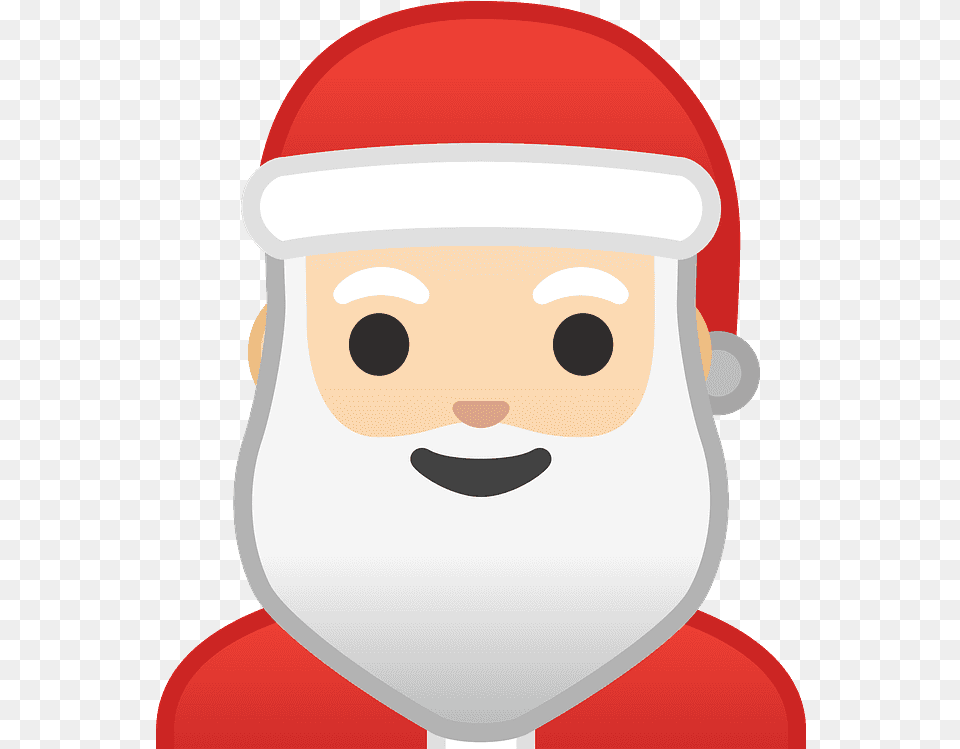 Santa Claus Emoji Clipart Christmas Santa Emoji, Face, Head, Person, Photography Png