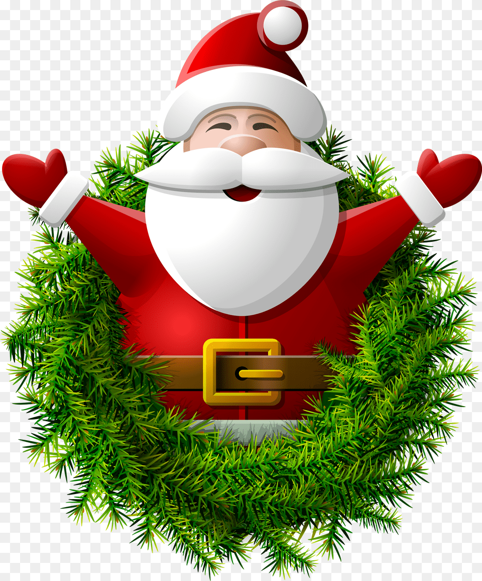 Santa Claus Face Free Png Download