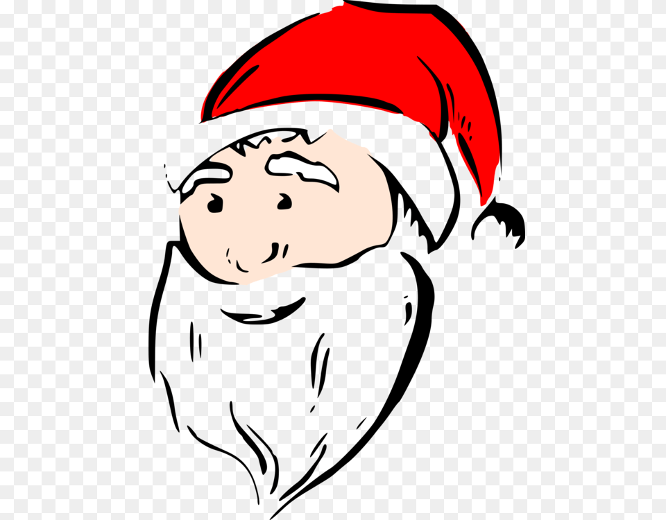 Santa Claus Face Christmas Day Reindeer Santa Suit, Cap, Clothing, Hat, Baby Png Image