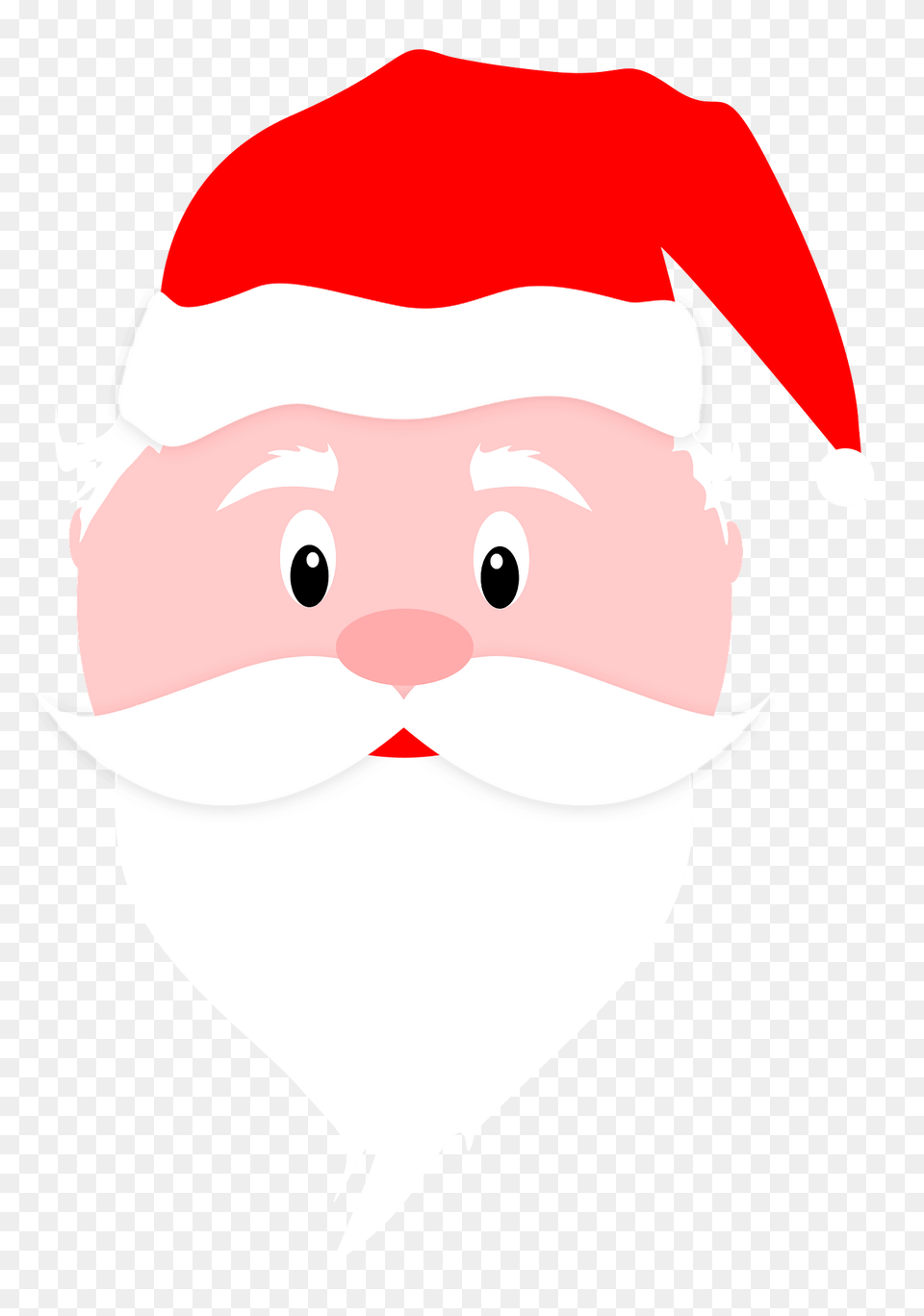 Santa Claus Face Clipart, Head, Person, Animal, Fish Free Png