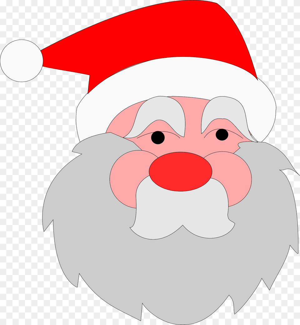 Santa Claus Face Clipart, Animal, Fish, Sea Life, Shark Png Image