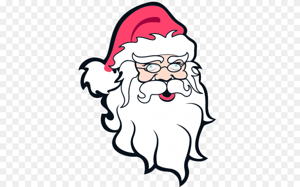 Santa Claus Face Clipart Nice Clip Art, Baby, Person, Head Png Image