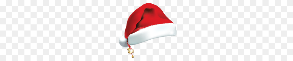 Santa Claus Hat, Clothing, Cap, Crib, Furniture Png Image
