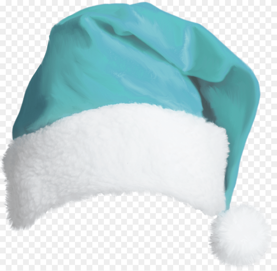 Santa Claus Hat Christmas Santa Suit Blue Santa Hat, Cap, Clothing Png Image