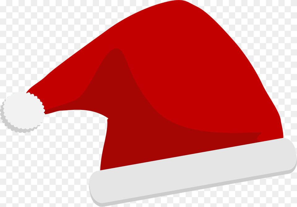 Santa Claus Hat Clipart, Clothing, Cap, Hardhat, Helmet Png Image