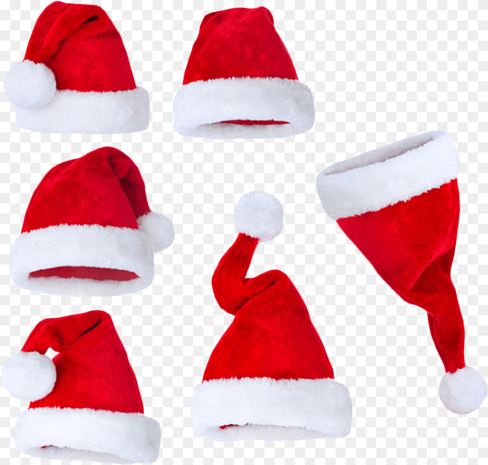 Santa Claus Hat Hats Merry Christmas, Clothing, Plush, Toy, Baby Free Png