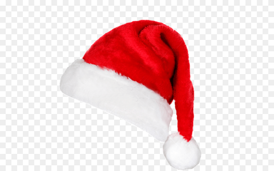 Santa Claus Hat Transparent Images Christmas Cap, Clothing, Hoodie, Knitwear, Sweater Free Png