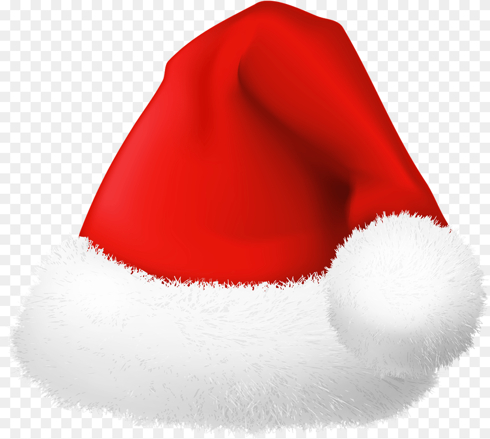 Santa Claus Hat Transparent Santa Claus Hat, Clothing, Cap, Hardhat, Helmet Png