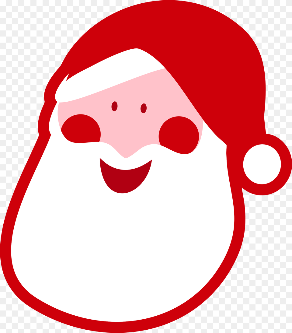 Santa Claus Head Icons Png Image