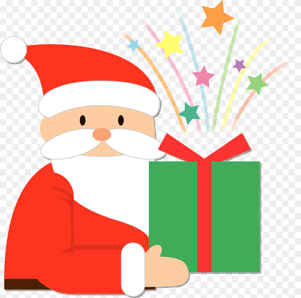 Santa Claus Is Holding A Gift Clipart, Elf, Dynamite, Weapon Png Image
