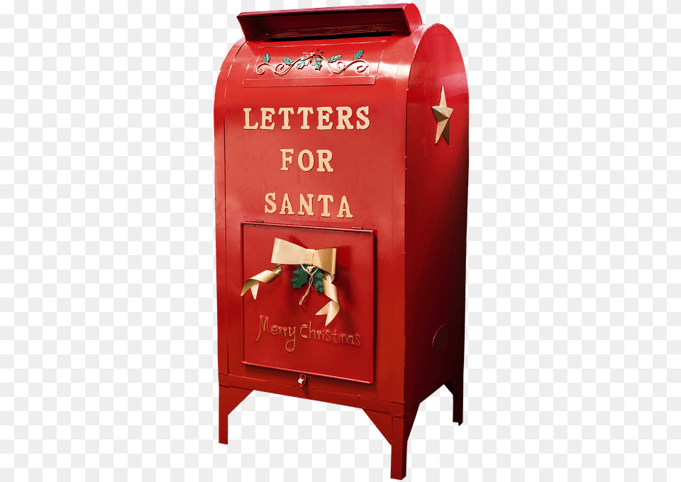 Santa Claus Mailbox Letters For Santa Mailbox, Postbox Free Png