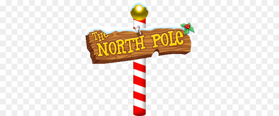 Santa Claus North Pole Transparent, Food, Sweets, Cross, Symbol Free Png Download