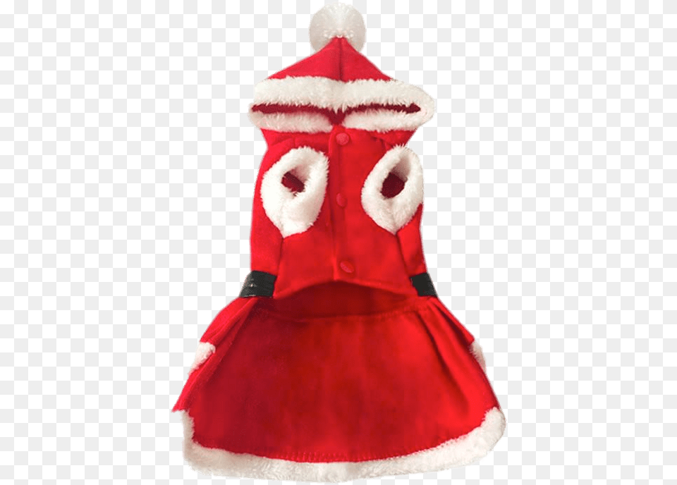 Santa Claus Outfit For Dogs Trajes De Papa Noel Para Perros, Velvet, Baby, Person, Clothing Free Png Download