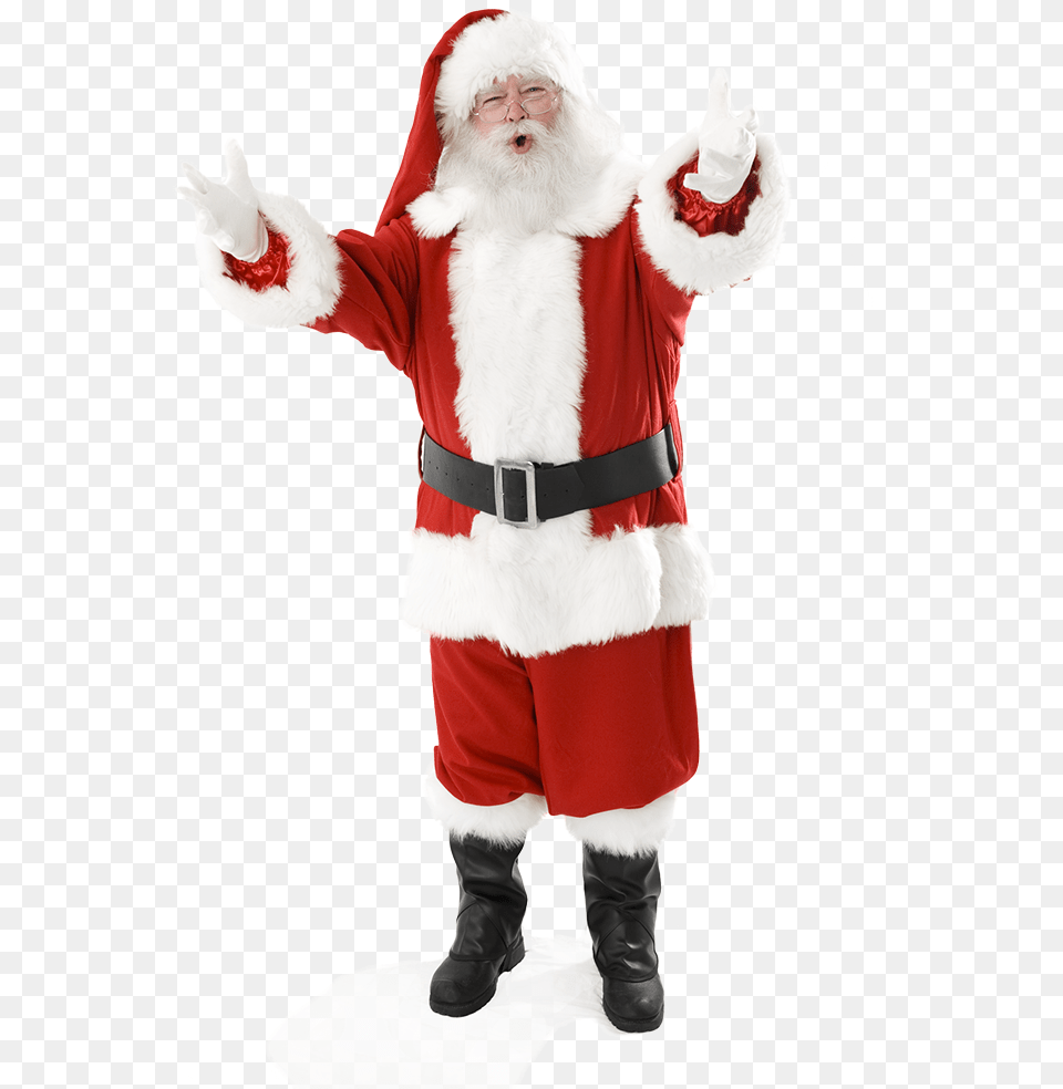 Santa Claus Real, Baby, Person, Clothing, Footwear Free Png Download