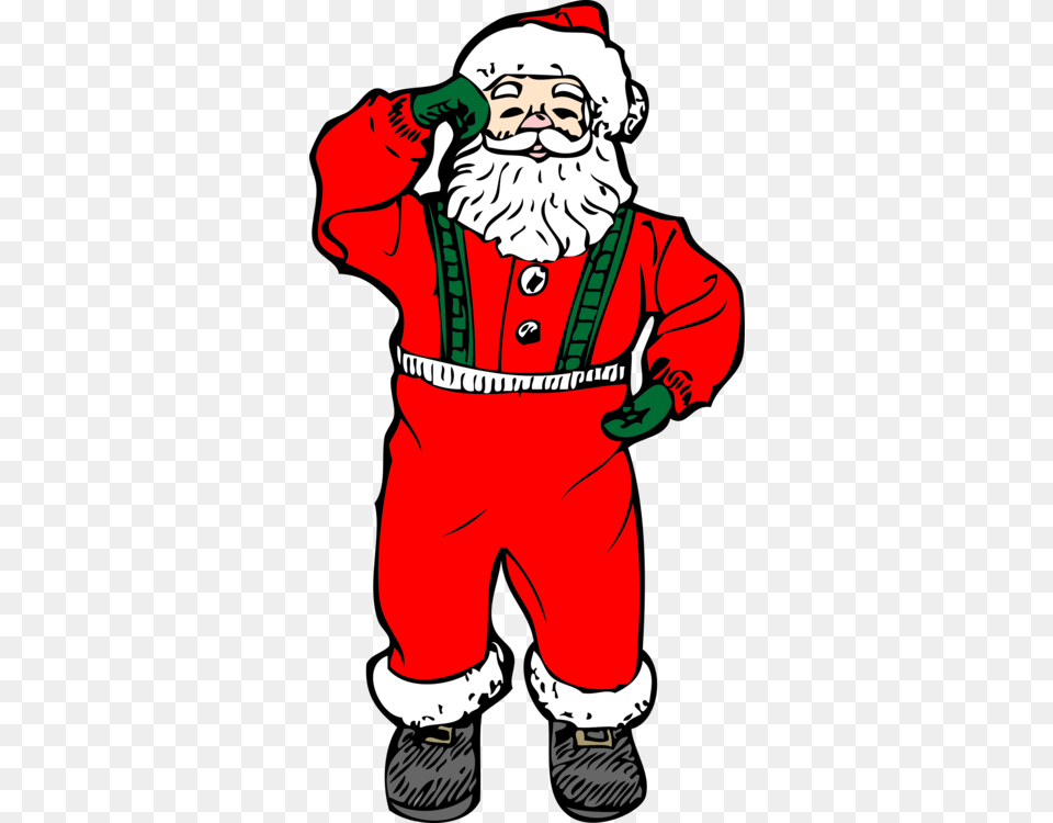 Santa Claus Reindeer Christmas Tree Father Christmas, Baby, Person, Face, Head Free Transparent Png