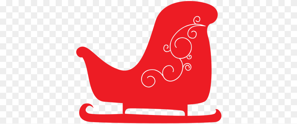 Santa Claus Reindeer Sled Christmas Santa Sleigh Background Sleigh, Furniture, Smoke Pipe Free Transparent Png