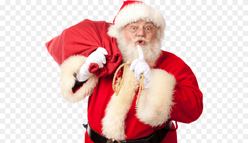 Santa Claus Silence Santa Claus Transparent, Adult, Male, Man, Person Png