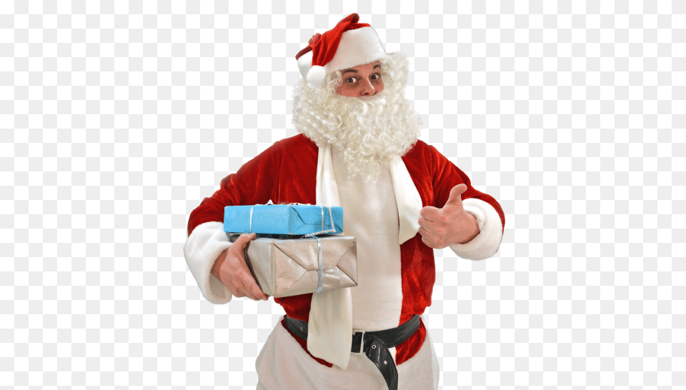 Santa Claus Transparent Image, Person, Adult, Man, Male Free Png Download