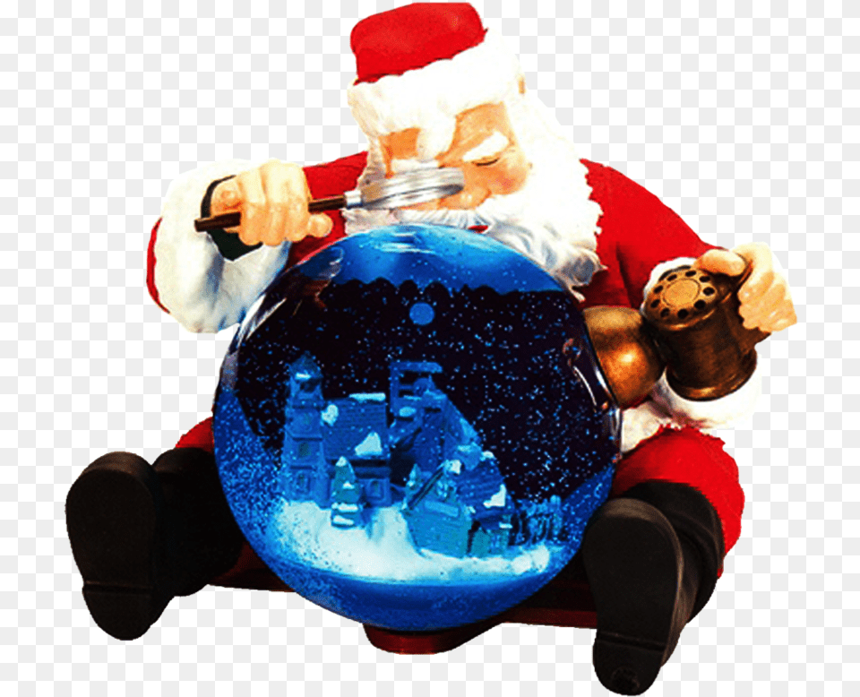 Santa Claus Transparent Images Transparent Papa Noel Del Real Madrid, Sphere, Baby, Person, Astronomy Png