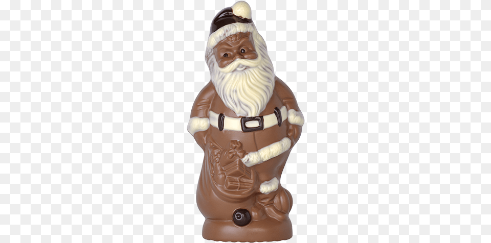 Santa Claus With Bag Santa Claus, Chocolate, Dessert, Food, Sweets Free Png Download