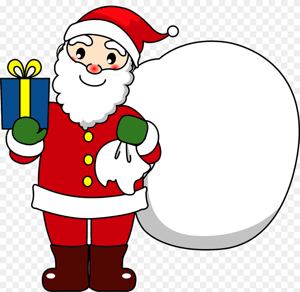 Santa Claus With Christmas Gifts Clipart, Elf, Baby, Person, Face Free Transparent Png