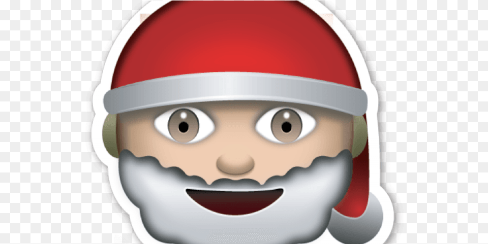 Santa Clipart Emoji Father Christmas Emoji, Helmet, American Football, Football, Person Free Transparent Png