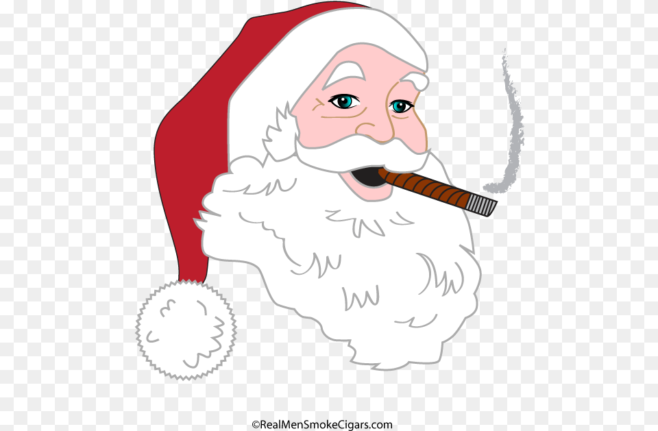 Santa Clipart Smoking Santa Claus, Baby, Person, Face, Head Free Transparent Png