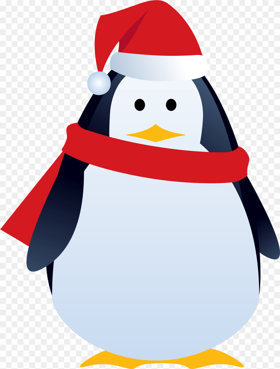 Santa Clipart Tie For Christmas Penguin Nature, Outdoors, Winter, Snow Free Transparent Png