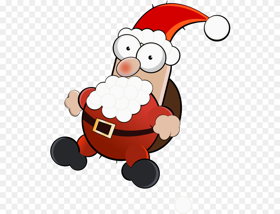 Santa Crazy Xmas Man Christmas 555px Santa Claus Funny, Dynamite, Weapon Png Image