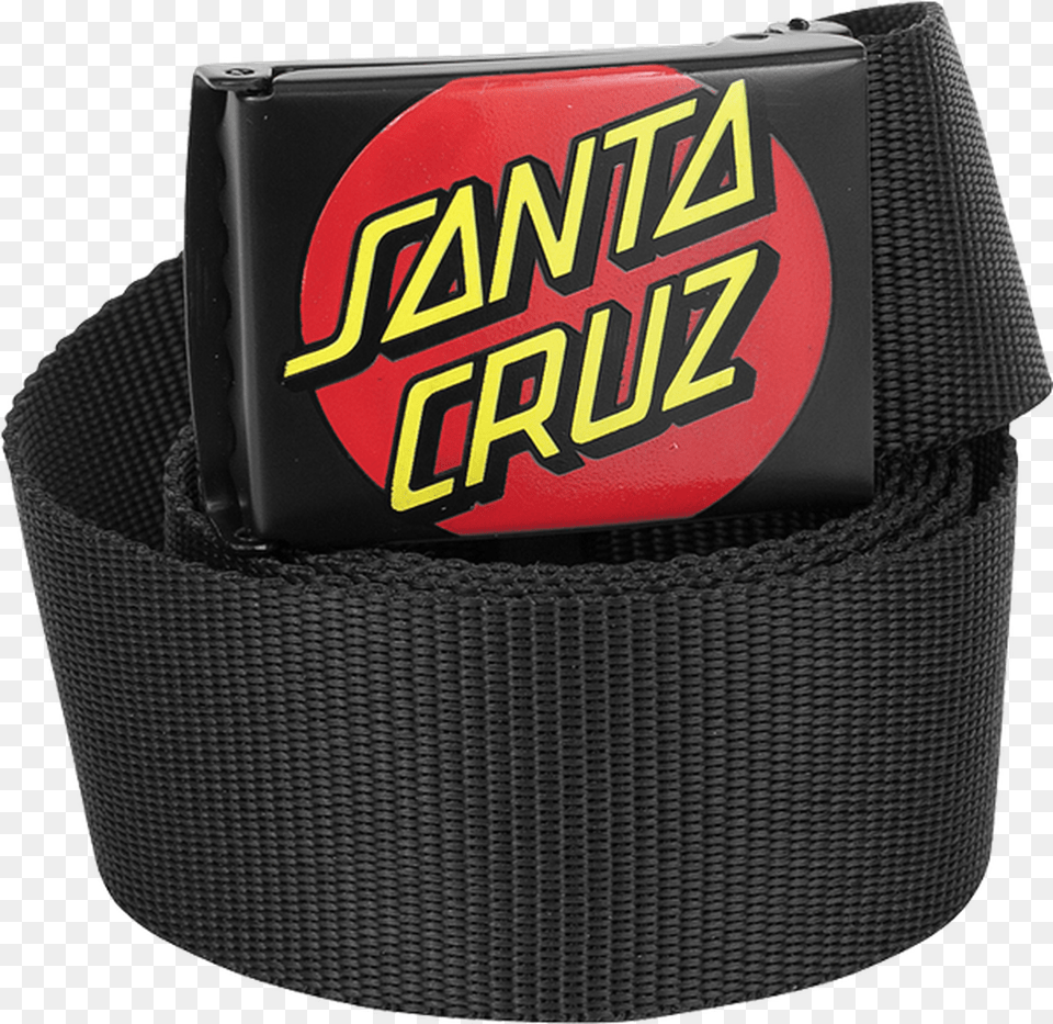 Santa Cruz Classic Dot Web Belt Black Santa Cruz, Accessories, Canvas Free Png Download