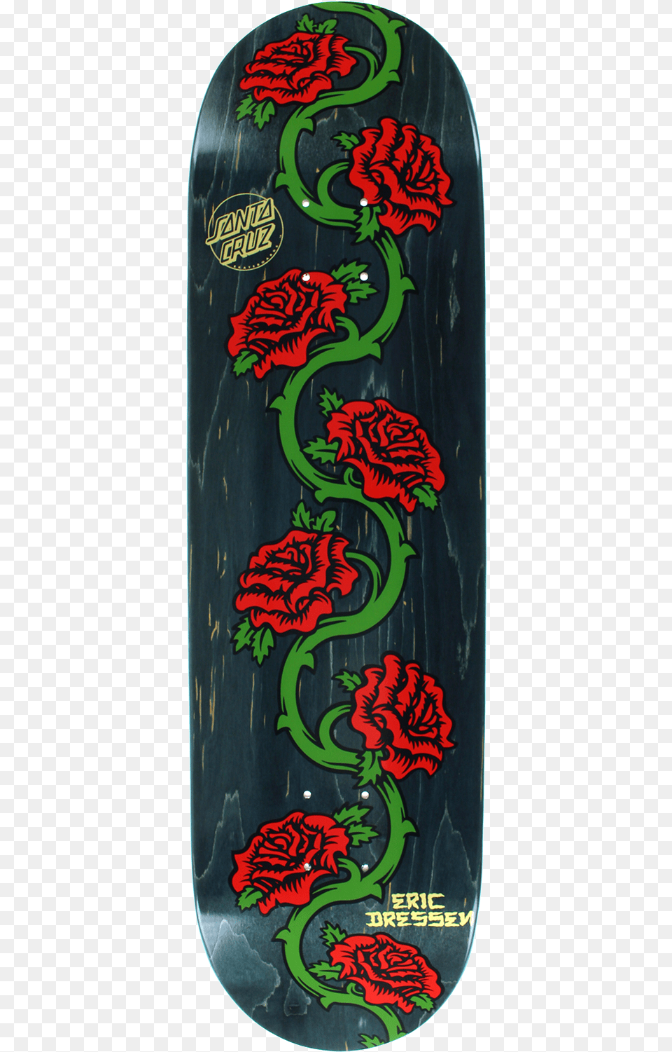 Santa Cruz Dressen Rose Vine Skateboard Deck Santa Cruz Flower Skateboard, Nature, Outdoors, Sea, Water Png Image