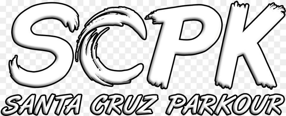 Santa Cruz Parkour Line Art, Logo, Text Png