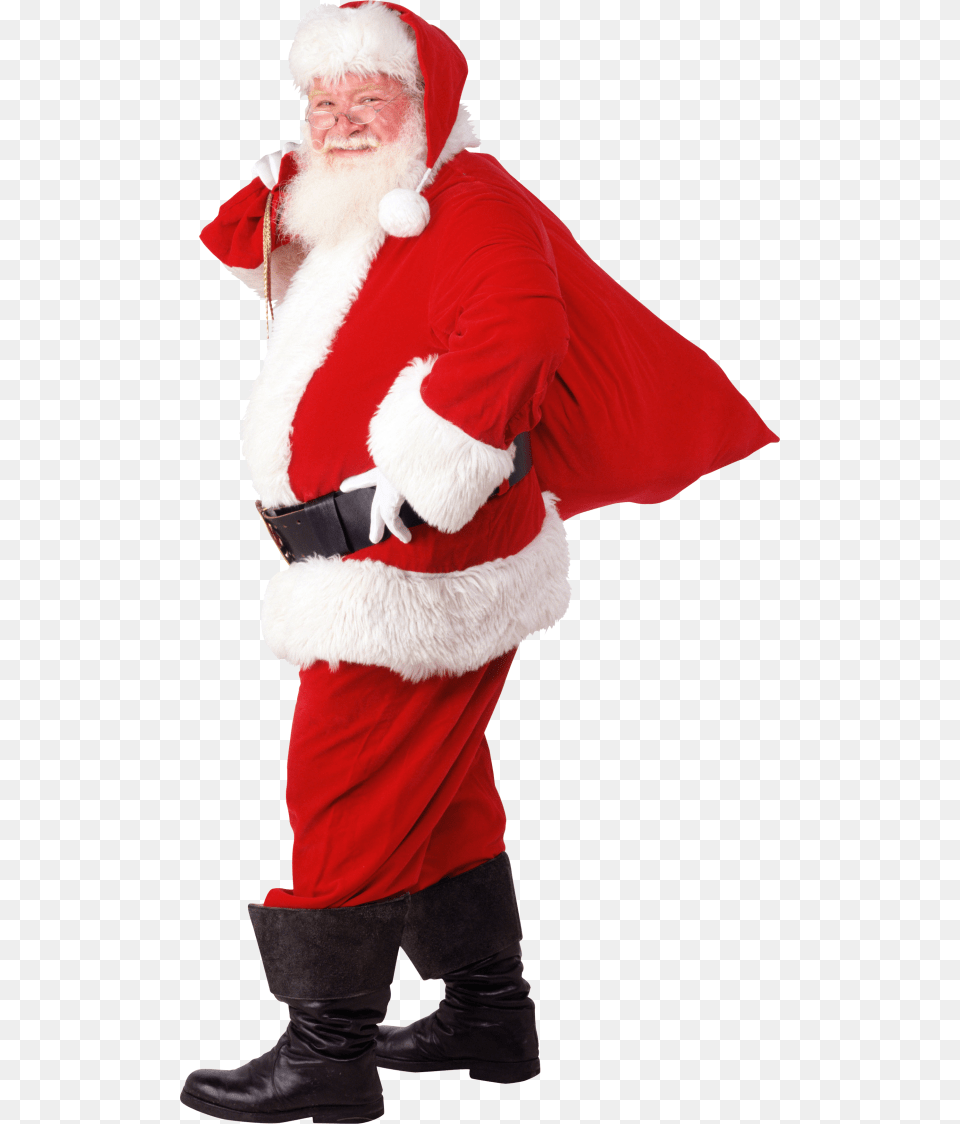 Santa Download Real Santa Claus, Adult, Person, Man, Male Png Image