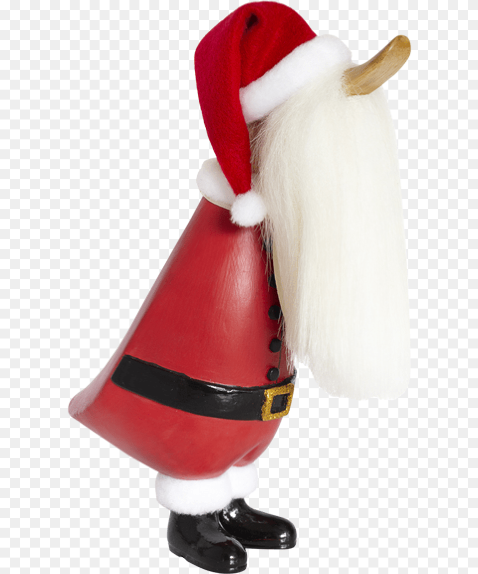 Santa Duckling With Beard Santa Claus, Clothing, Hat, Cape, Footwear Free Png Download
