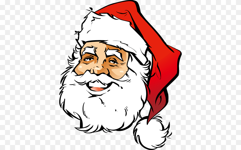 Santa Face Clip Art Look, Person, Head Free Transparent Png