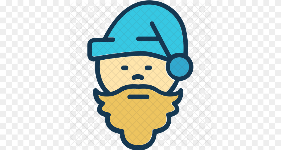 Santa Face Icon Cartoon, Helmet, Clothing, Hardhat, People Png Image