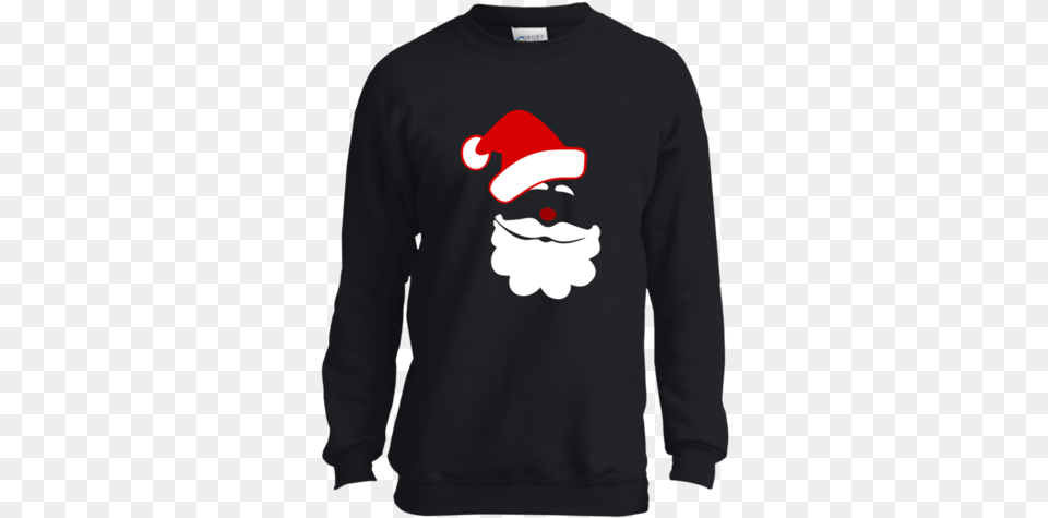 Santa Face Santa Beard Youth Legendary Shirts Rodney Harrison Legendary, Clothing, Sleeve, Long Sleeve, Sweater Png Image