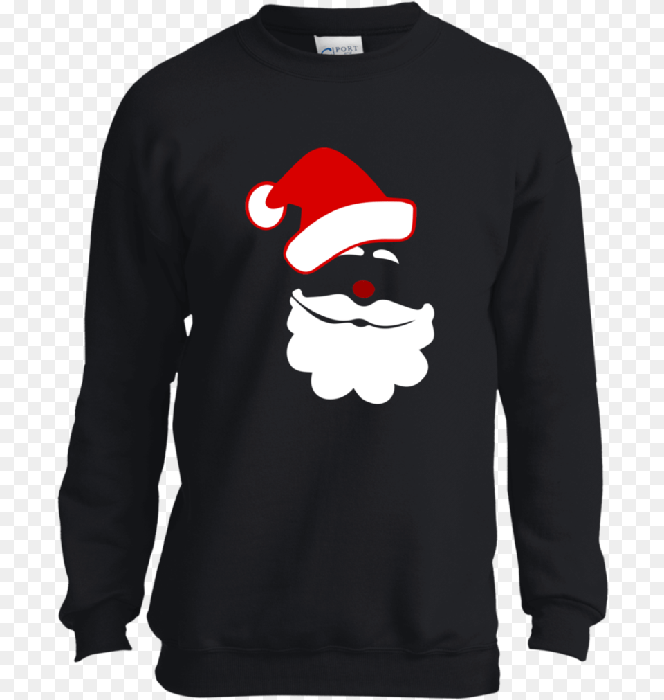Santa Face Santa Beard Youth Pc90y Port And Co You Ll Float Too Shirt, Long Sleeve, Clothing, Sleeve, Sweater Free Png Download