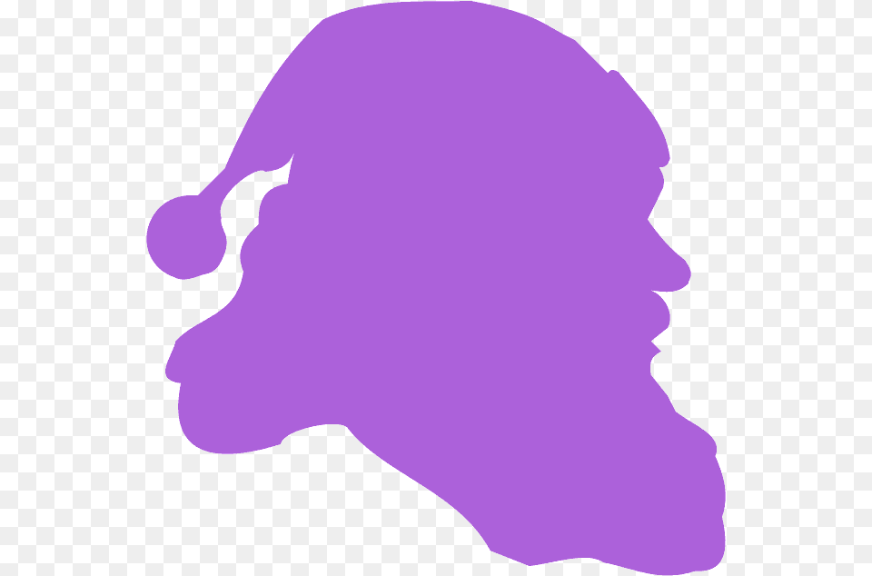 Santa Face Silhouette Svg, Baby, Person, Head Png