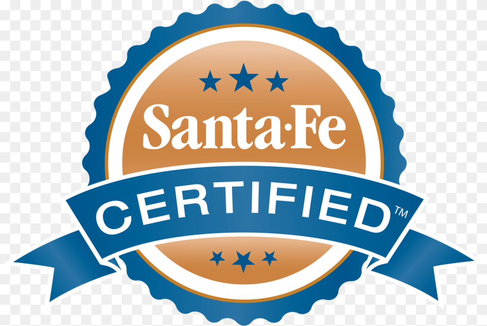 Santa Fe Certified Logo High Resolution Color, Badge, Symbol, Architecture, Building Free Transparent Png