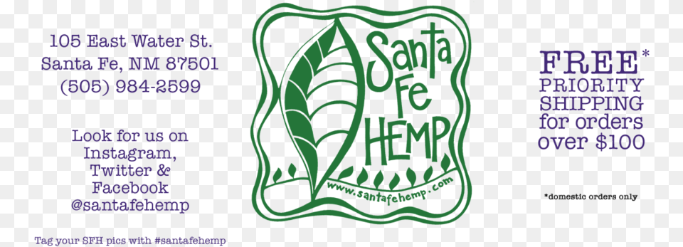 Santa Fe Hemp, Text Free Transparent Png