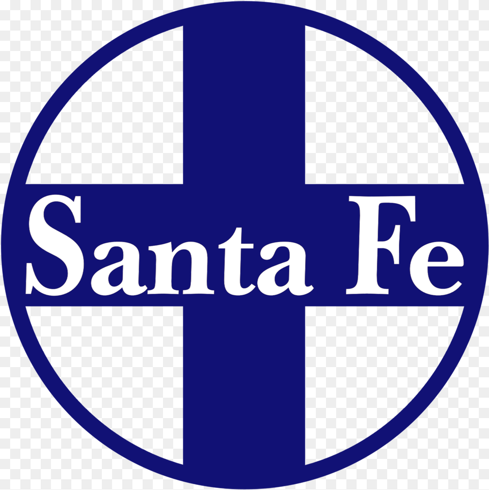 Santa Fe Railroad Logo, Symbol, Disk Free Png Download