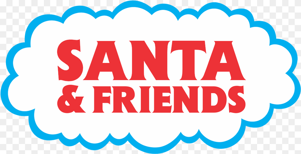 Santa Friends Game Logo Thomas And Friends, Sticker, Text Png