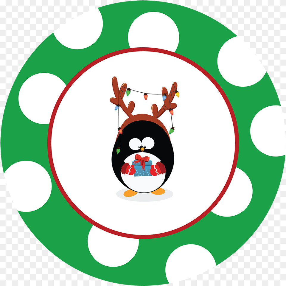 Santa Gift Tag Christmas Penguins Clip Art Free Png Download