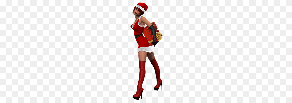 Santa Hat Glove, Clothing, Costume, Person Png